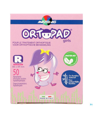Ortopad regular for girls compresse ocul. 50 73224