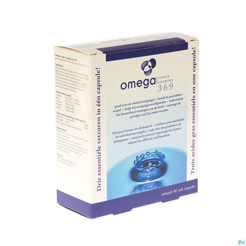 Omega 3-6-9 complex hle poisson softcaps 80x1668mg
