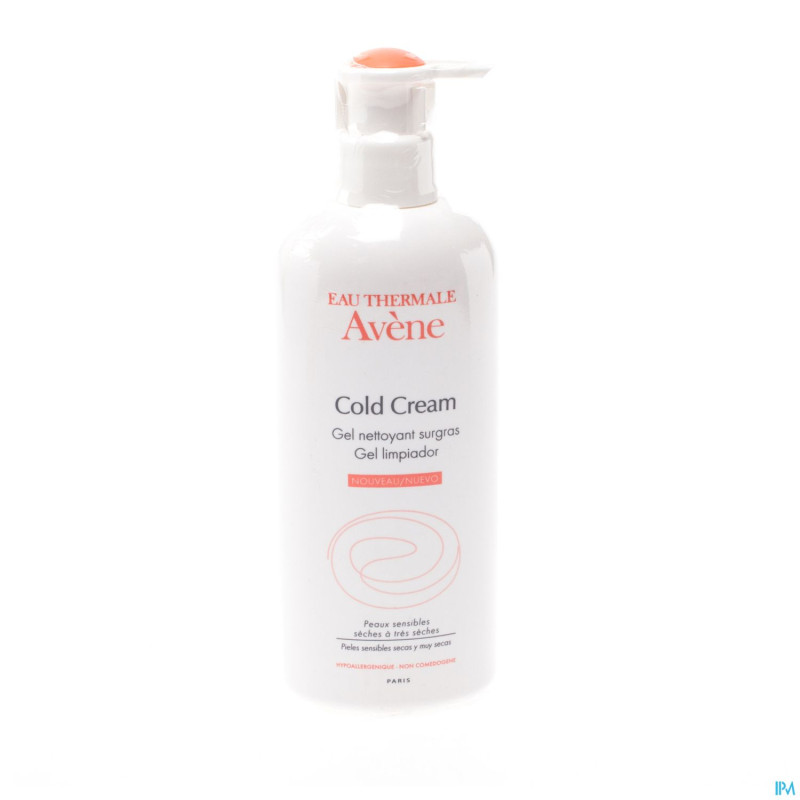 Avene cold cream gel nettoyant surgras 400ml