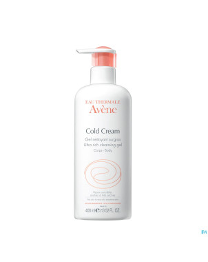 Avene cold cream gel nettoyant surgras 400ml