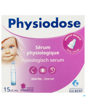 Physiodose sol nasal-ophtalmique 15x5ml
