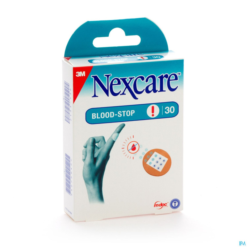 Nexcare 3m bloodstop spots    30 n17030na