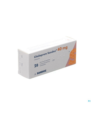 Citalopram sandoz comp 28 x 40 mg