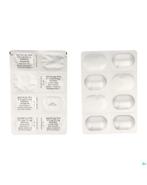 Amoxiclav teva 875 mg comp pell 10 x 875 mg