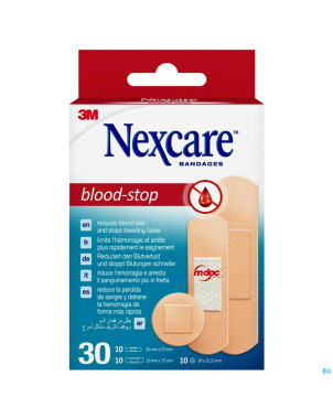 Nexcare 3m bloodstop assorted    30 n1730as