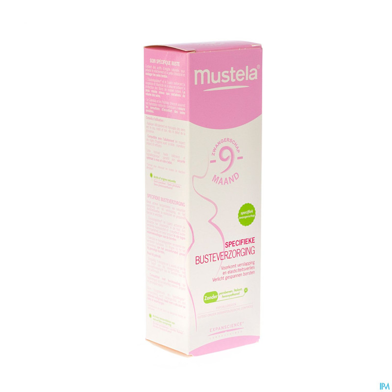 Mustela 9m soin specifisue buste    125ml