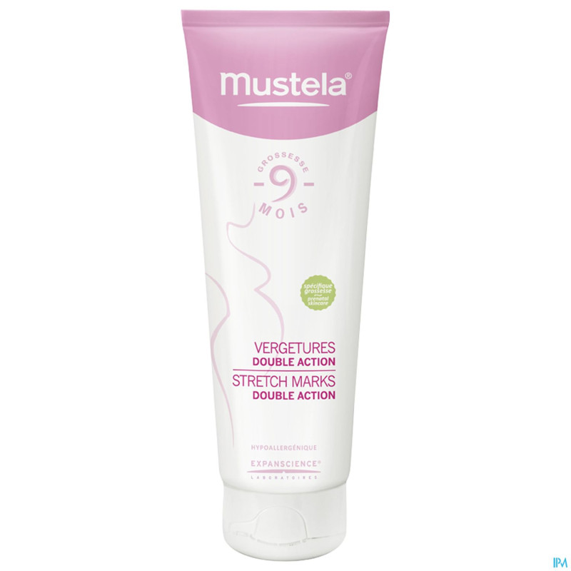 Mustela 9m vergetures double action    125ml