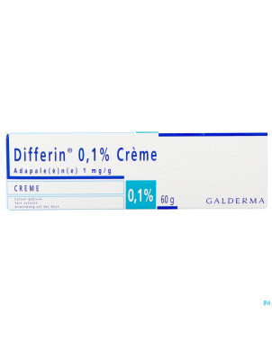 Differin 0,1 % creme tube 60 g