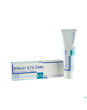 Differin 0,1 % creme tube 60 g