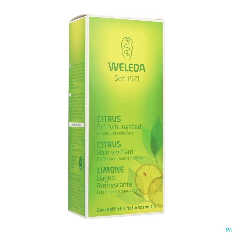 Weleda bain vivifiant au citrus    200ml