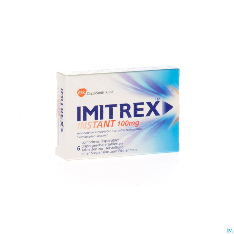 Imitrex instant tabl disp.  6 x 100 mg