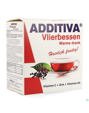 Additiva baies sureau pour boisson chaude  sach 10