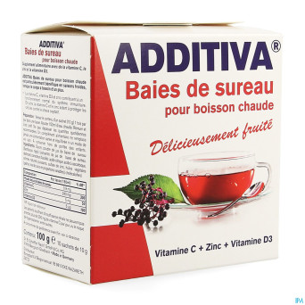Additiva baies sureau pour boisson chaude  sach 10