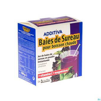 Additiva baies sureau pour boisson chaude  sach 10
