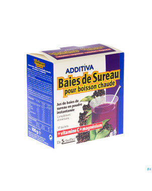 Additiva baies sureau pour boisson chaude  sach 10