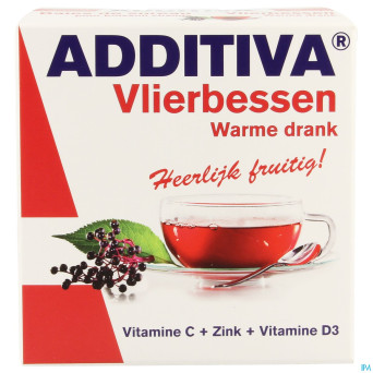 Additiva baies sureau pour boisson chaude  sach 10