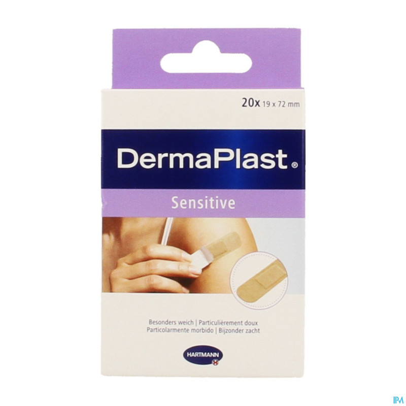 Dermaplast sensitive strips    19x72mm 20 5353210