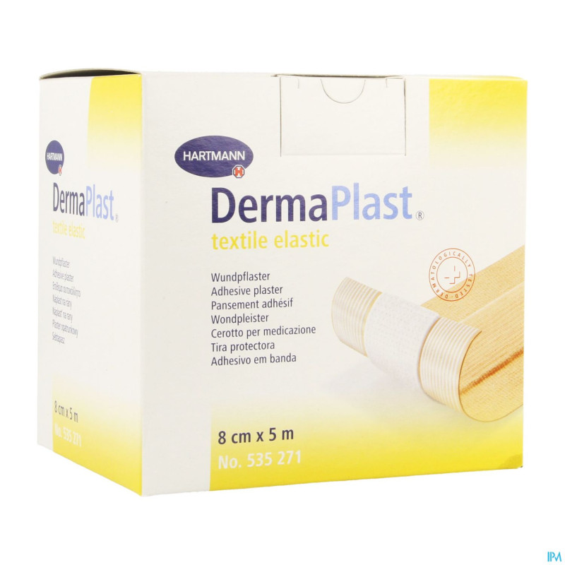 Dermaplast hosp textile elastic   8cmx5m 1 5352711