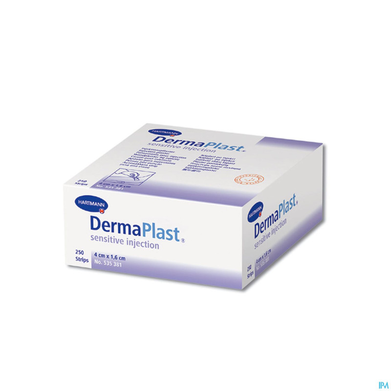 Dermaplast hosp sens.inj strip 1,6x4cm 250 5353812