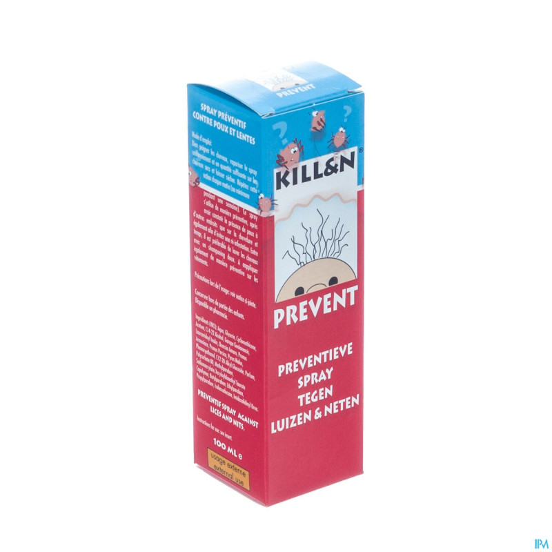 Kill&n prevent a/poux-lentes spray  100ml