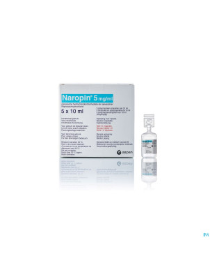 Naropin  5,0mg/ml amp  5x 10ml