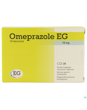 Omeprazole eg 10mg gastro resist caps bl 28x10mg