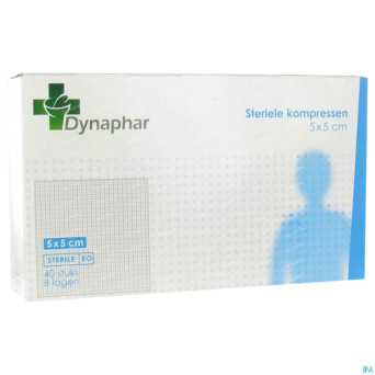 Dynaphar compresse 8pl    5,0x 5,0cm 40 35201