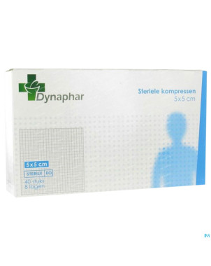 Dynaphar compresse 8pl    5,0x 5,0cm 40 35201