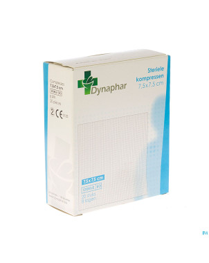 Dynaphar compresse 8pl    7,5x 7,5cm 20 35203
