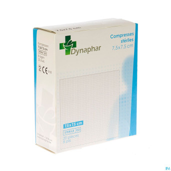 Dynaphar compresse 8pl    7,5x 7,5cm 20 35203