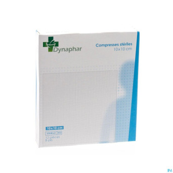 Dynaphar compresse 8pl    10,0x10,0cm 12 35205