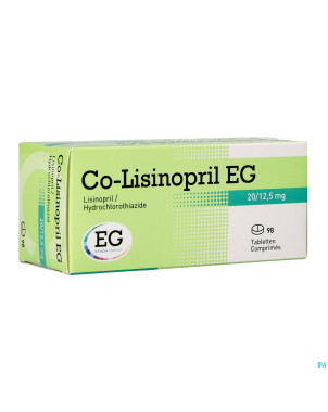 Co lisinopril eg 20/12,5 mg tabl 98
