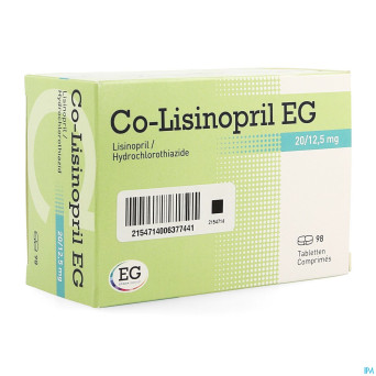 Co lisinopril eg 20/12,5 mg tabl 98