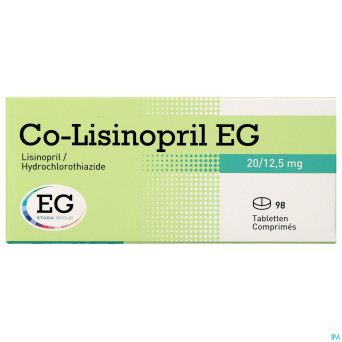 Co lisinopril eg 20/12,5 mg tabl 98