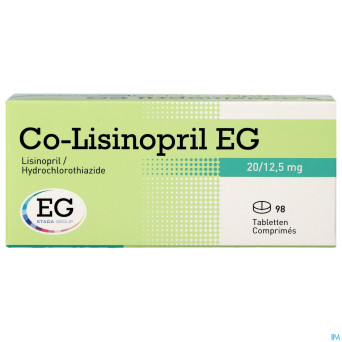 Co lisinopril eg 20/12,5 mg tabl 98