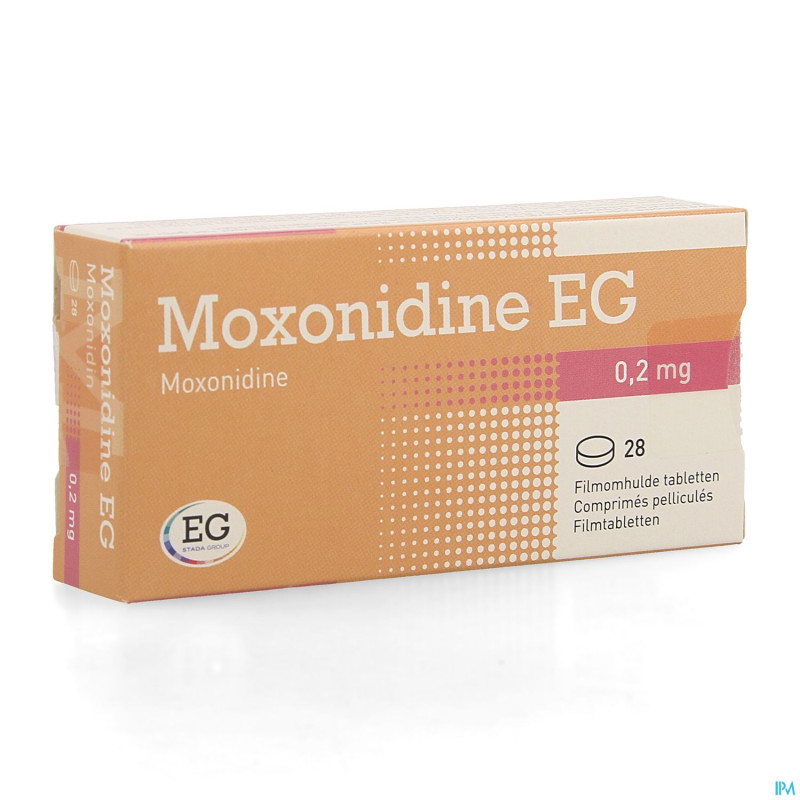 Moxonidine eg comp 28x0,2mg
