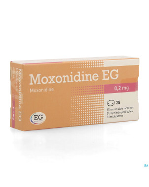 Moxonidine eg comp 28x0,2mg