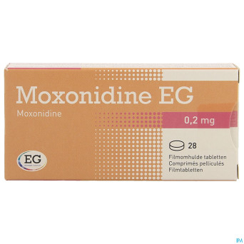 Moxonidine eg comp 28x0,2mg