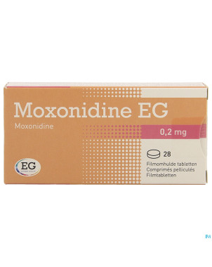 Moxonidine eg comp 28x0,2mg