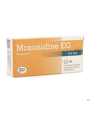 Moxonidine eg comp 28x0,4mg