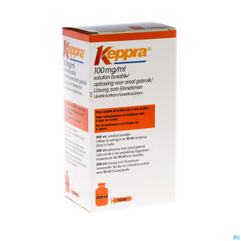 Keppra sol per os 100mg/1ml 300ml