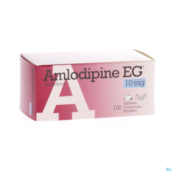 Amlodipine eg comp 100 x 10 mg