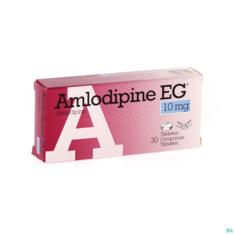 Amlodipine eg comp  30 x 10 mg