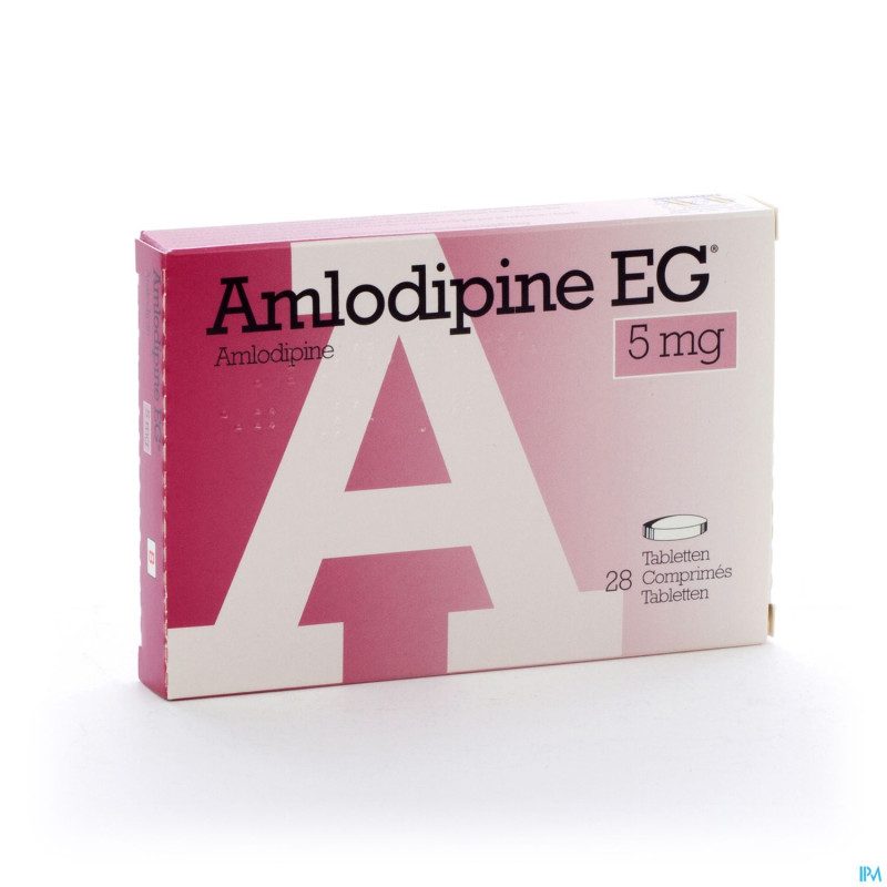 Amlodipine eg comp  28 x  5 mg