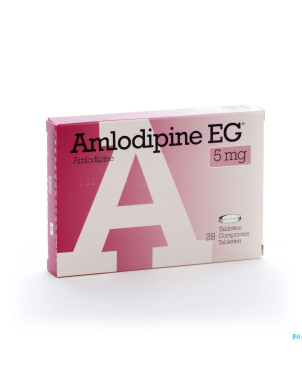 Amlodipine eg comp  28 x  5 mg