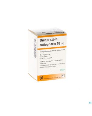 Omeprazole ratiopharm caps 56 x 10 mg