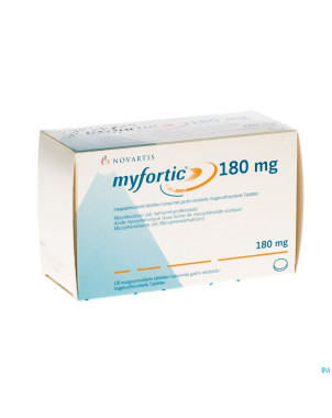 Myfortic 180 mg comp enrob 120 x 180 mg