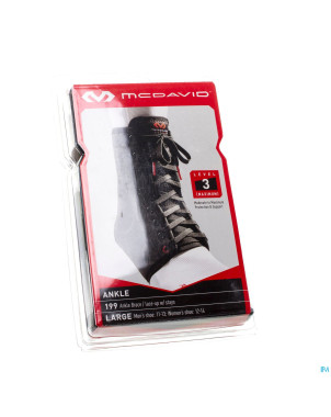 Mcdavid lightweight ankle brace black    l 199