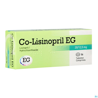 Co lisinopril eg 20/12,5 mg tabl 56