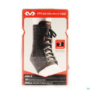 Mcdavid lightweight ankle brace black    s 199